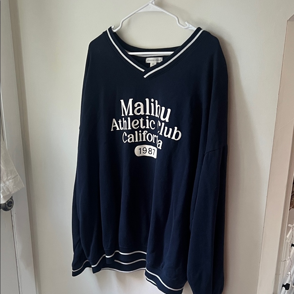Aeropostale Dark Blue V-Neck Pullover